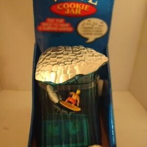 Wave Cookie Jar Beach Boys Musical 3 Surfing Songs Plastic in Orig Package, New
